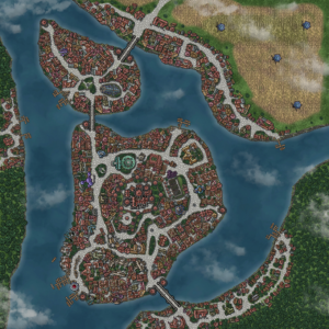Luviasa Town Map