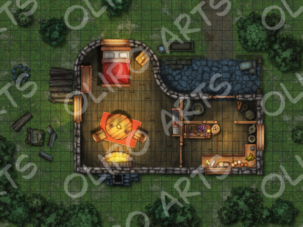Battlemap - Cottage