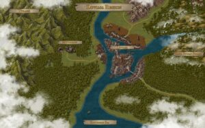 Luviasa Region Map