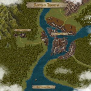 Luviasa Region Map