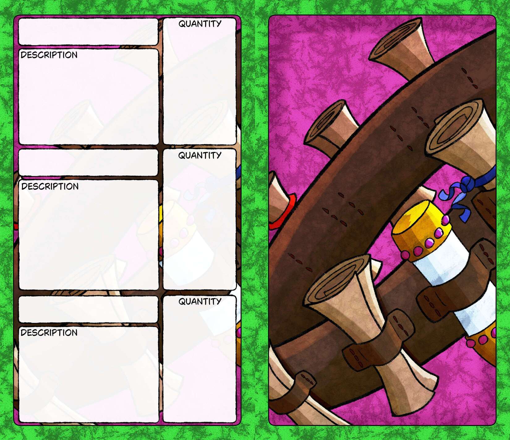 Scroll Belt - Triple Box