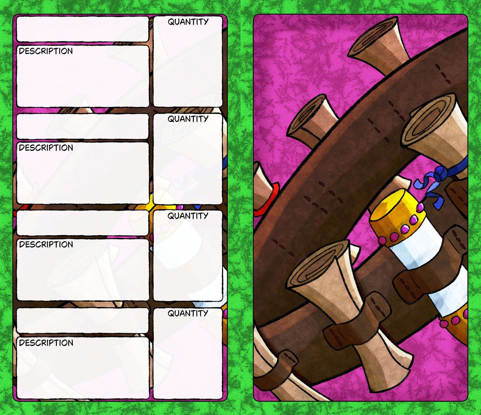 Scroll Belt - Quadruple Box