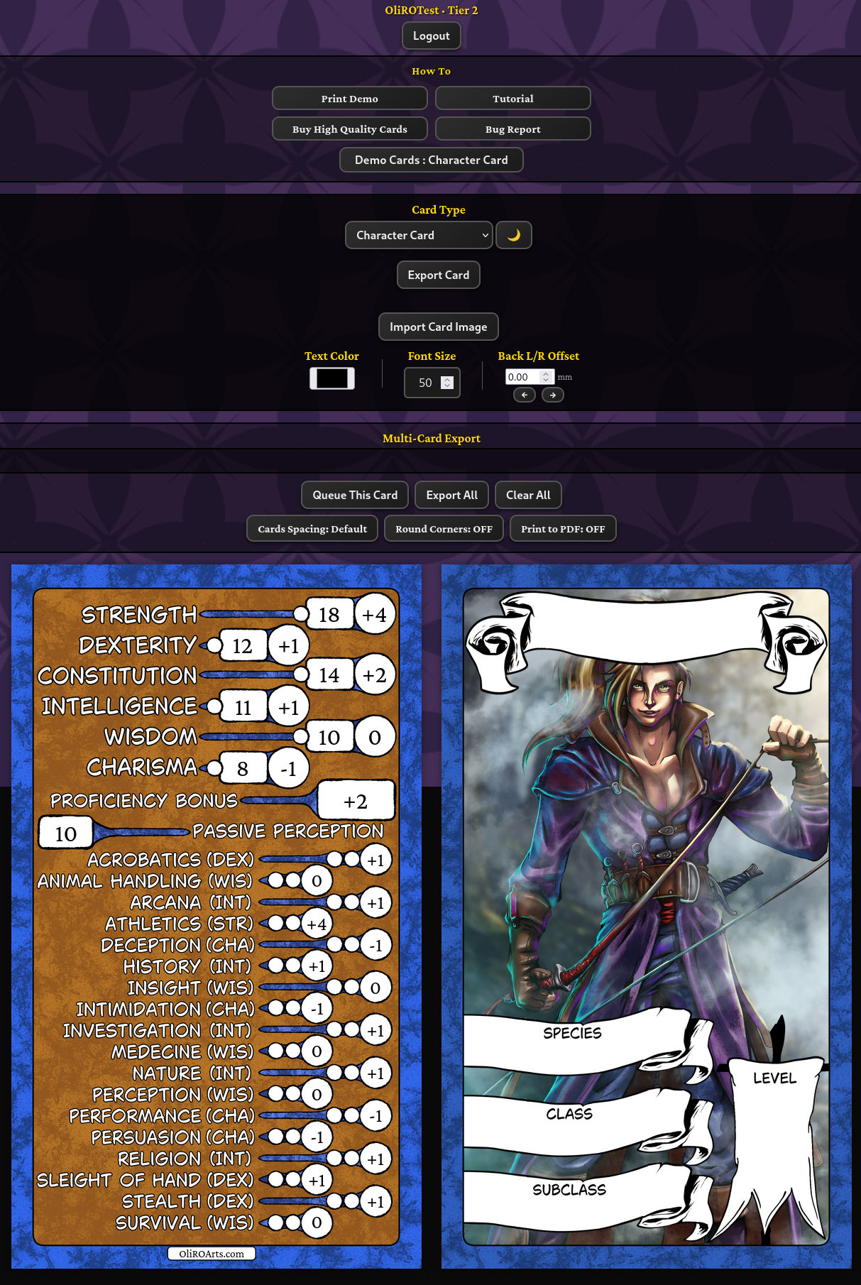 Filling in card details